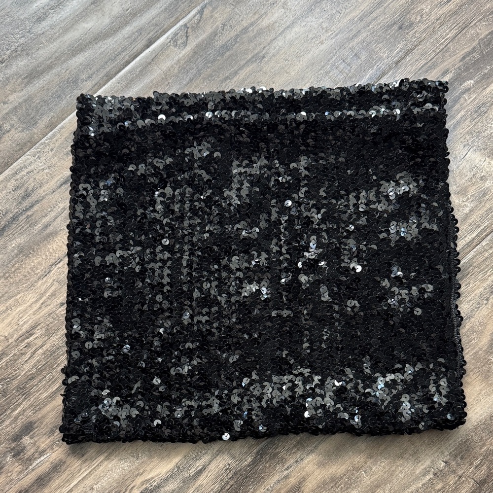Black Sequin Top